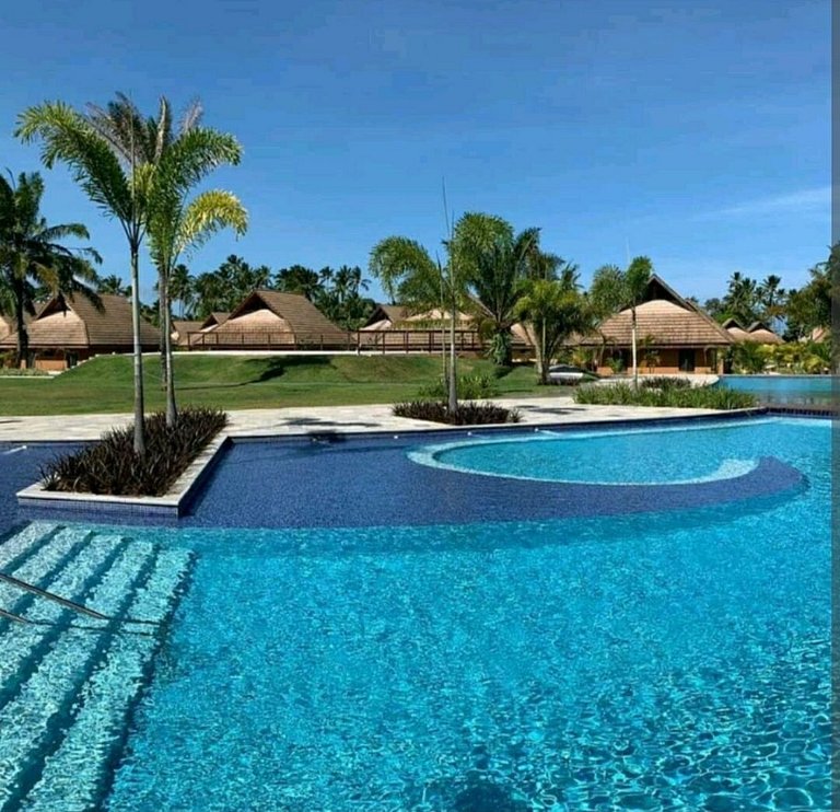 Flat 104 EM Luxo com varanda gourmet no Eco Resort Praia dos