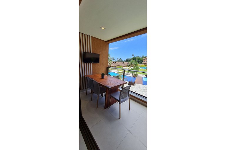 Flat 107 Luxury with Gourmet Balcony at Eco Resort Praia dos