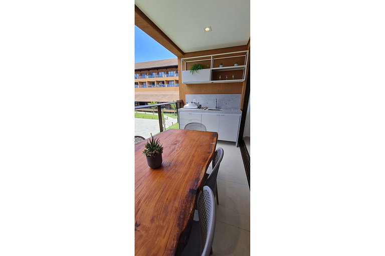Flat 107 Luxury with Gourmet Balcony at Eco Resort Praia dos