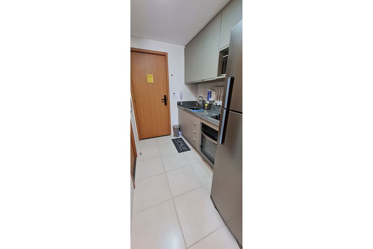 Flat 104 Luxo com varanda gourmet ao lado da Igrejinha – Loc