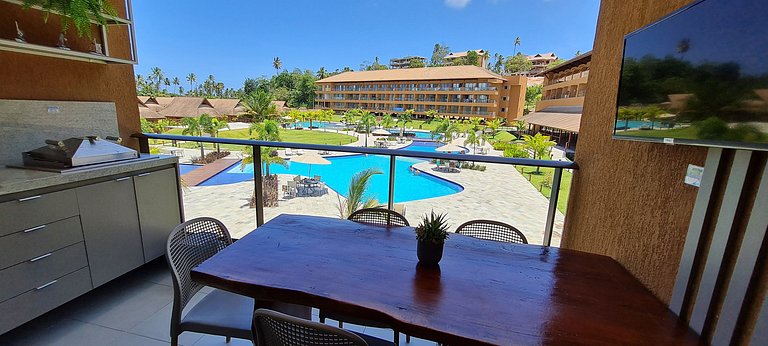 Flat 104 Luxo com varanda gourmet ao lado da Igrejinha – Loc