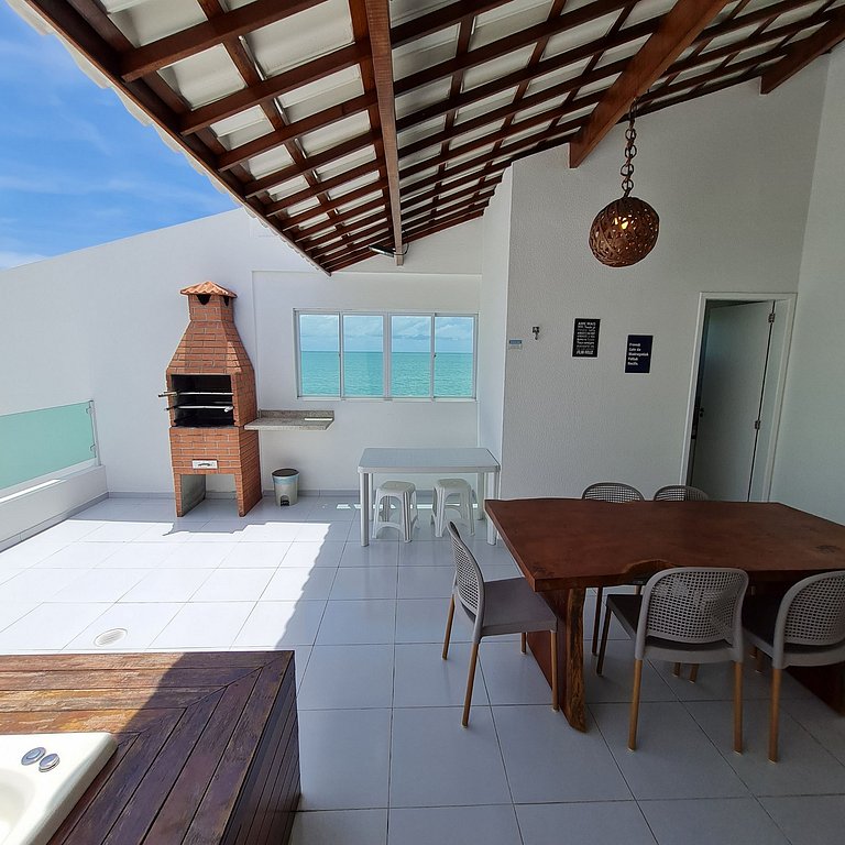Ático en la Playa de Maria Farinha con Jacuzzi – Departament