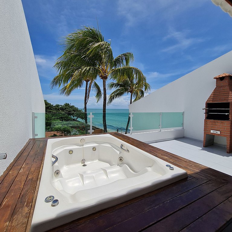 Ático en la Playa de Maria Farinha con Jacuzzi – Departament
