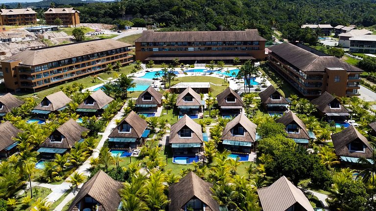 Flat 107 EM Luxo com varanda gourmet no Eco Resort Praia dos