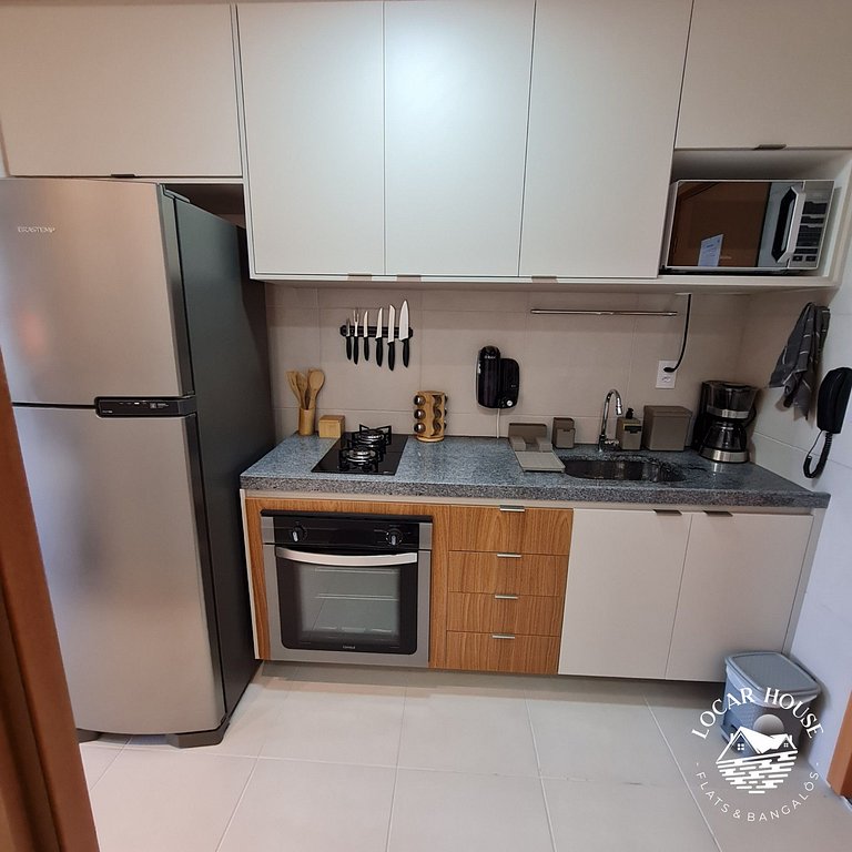 Flat 108 CM super luxo no Eco Resort Praia dos Carneiros ao