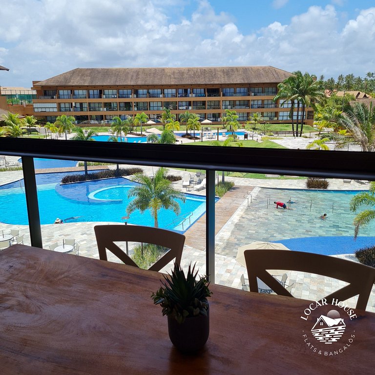 Flat 108 CM super luxo no Eco Resort Praia dos Carneiros ao
