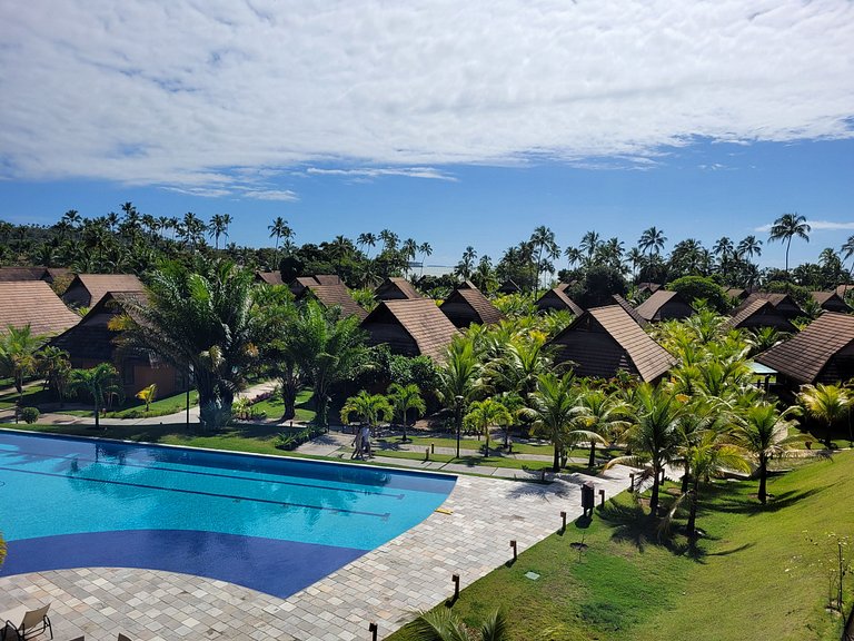 Flat 108 CM super luxo no Eco Resort Praia dos Carneiros ao