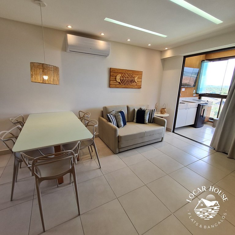 Luxury Flat with 2 Bedrooms and Ocean View of Praia dos Carn