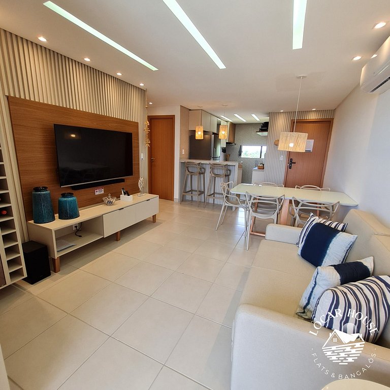 Luxury Flat with 2 Bedrooms and Ocean View of Praia dos Carn