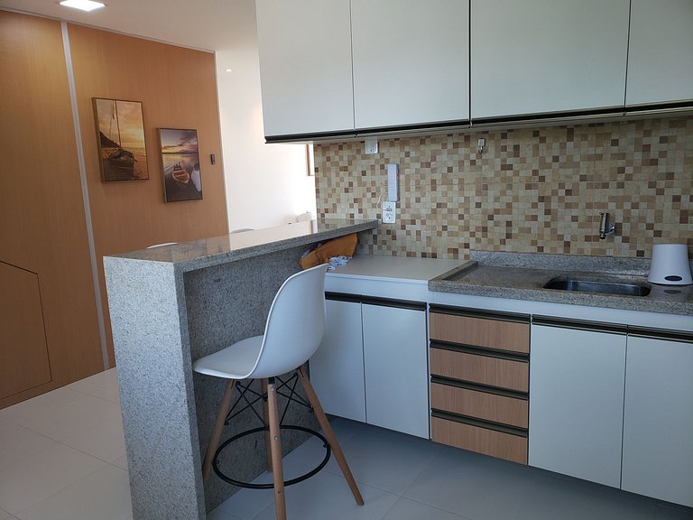 Penthouse at Maria Farinha Beach with Jacuzzi – Flat 204