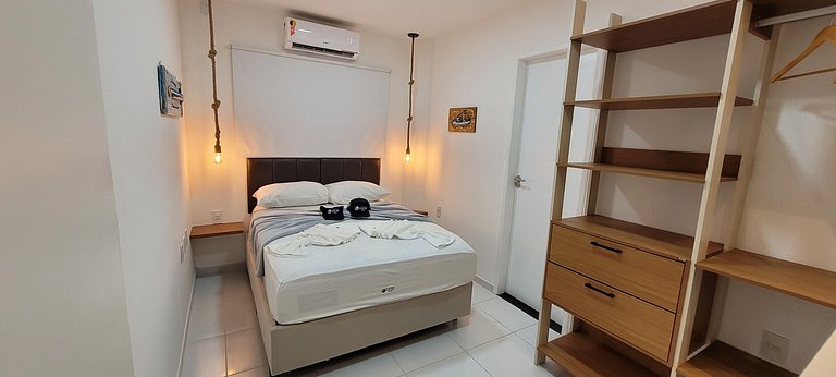 Penthouse at Maria Farinha Beach with Jacuzzi – Flat 203