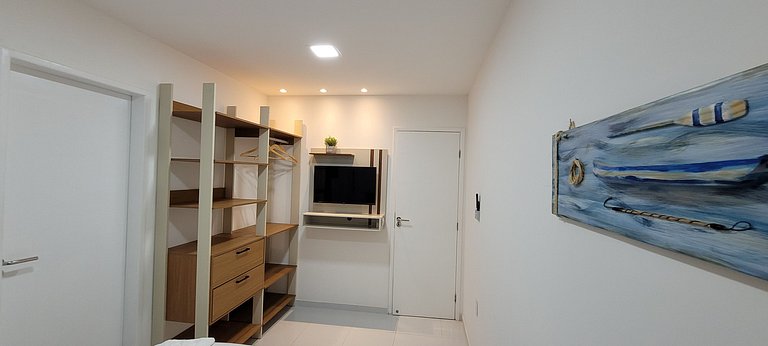 Penthouse at Maria Farinha Beach with Jacuzzi – Flat 203