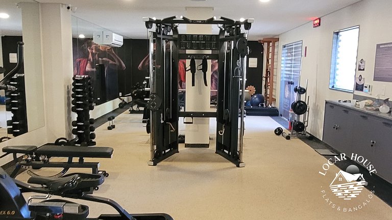 Flat 104 Luxo com varanda gourmet ao lado da Igrejinha – Loc