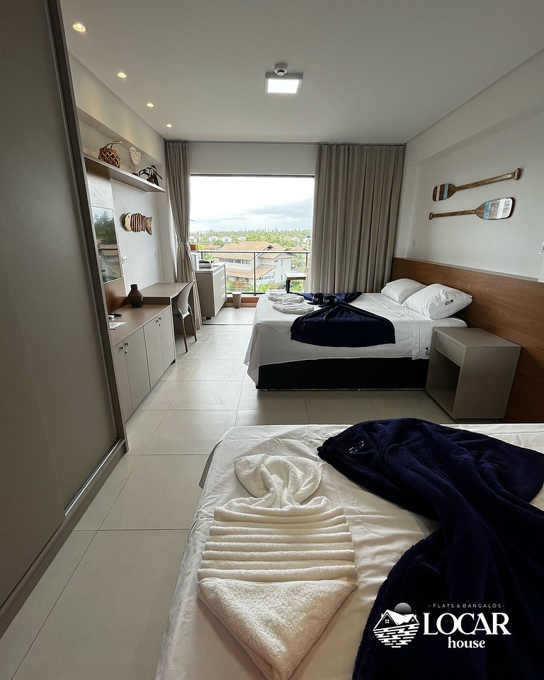 Flat 226 Luxo no Eco Resort na praia dos Carneiros