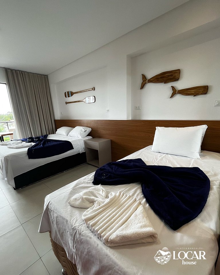 Flat 226 Luxo no Eco Resort na praia dos Carneiros