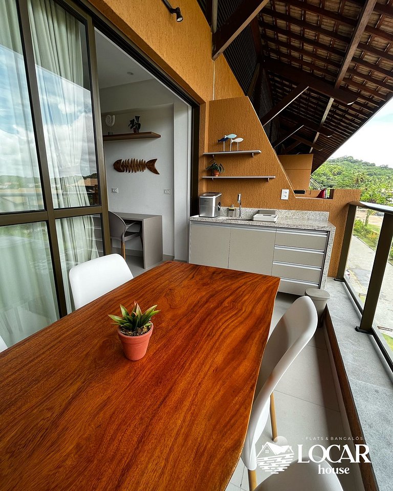 Flat 226 Luxo no Eco Resort na praia dos Carneiros
