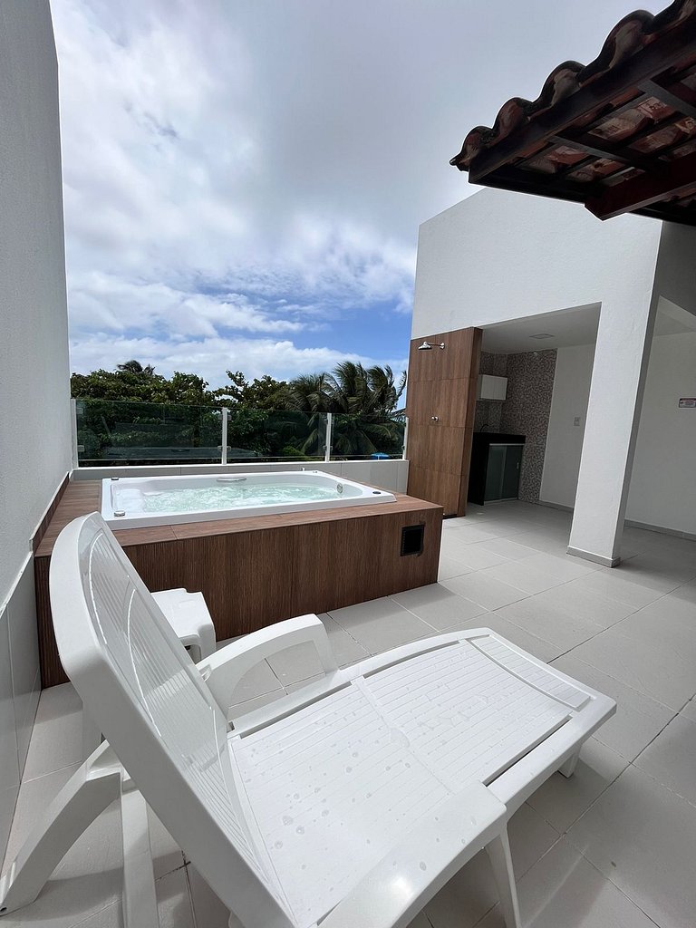 Ático con Jacuzzi – Playa de Maria Farinha | Departamento 20