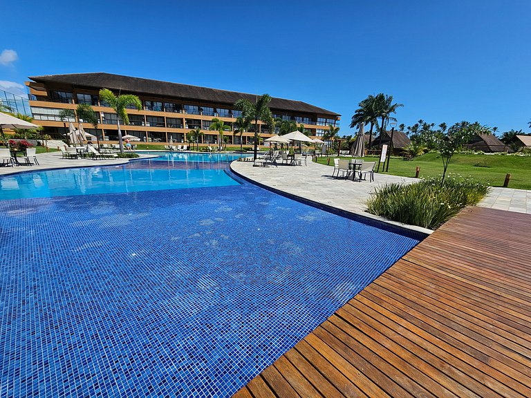 Flat 104 EM Luxo com varanda gourmet no Eco Resort Praia dos