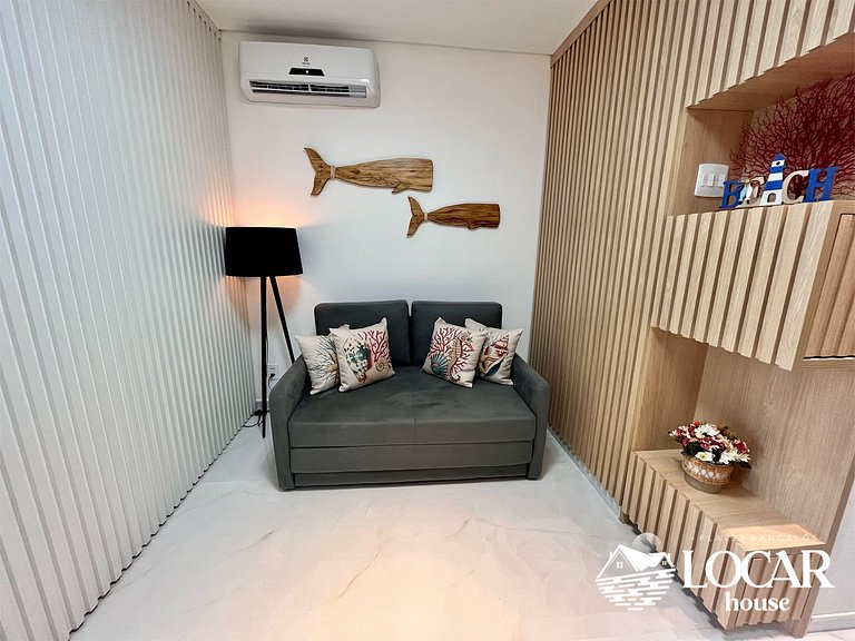 Flat 107 CM - Eco Resort Praia dos Carneiros ao lado da Igre