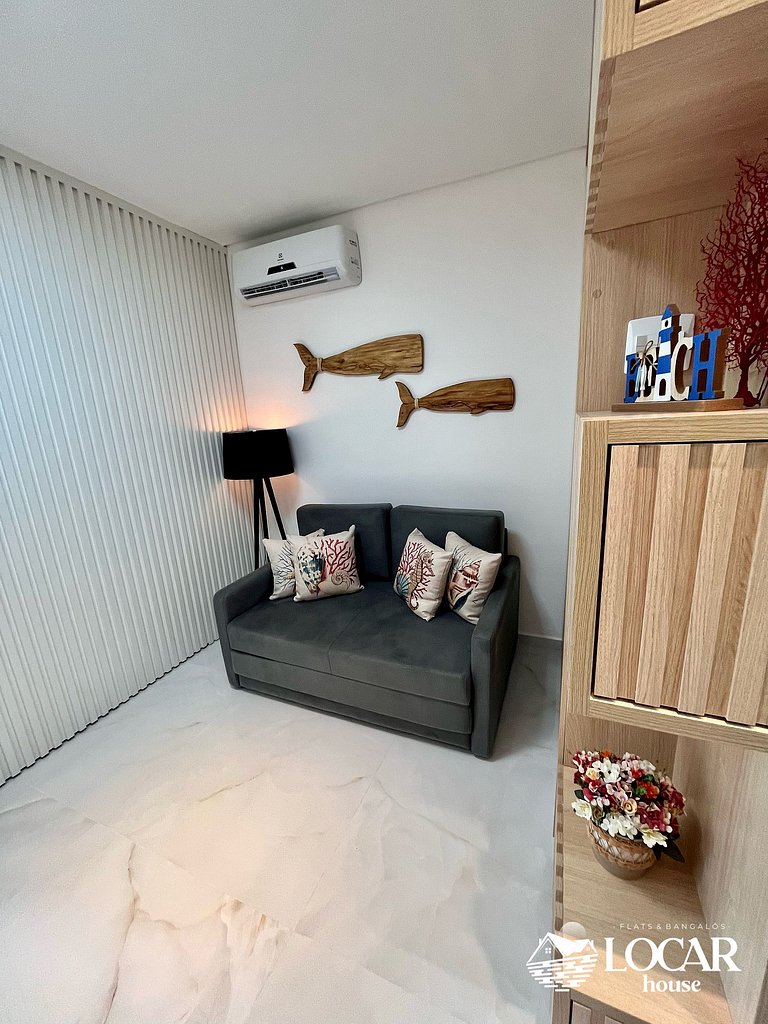 Flat 107 CM - Eco Resort Praia dos Carneiros ao lado da Igre