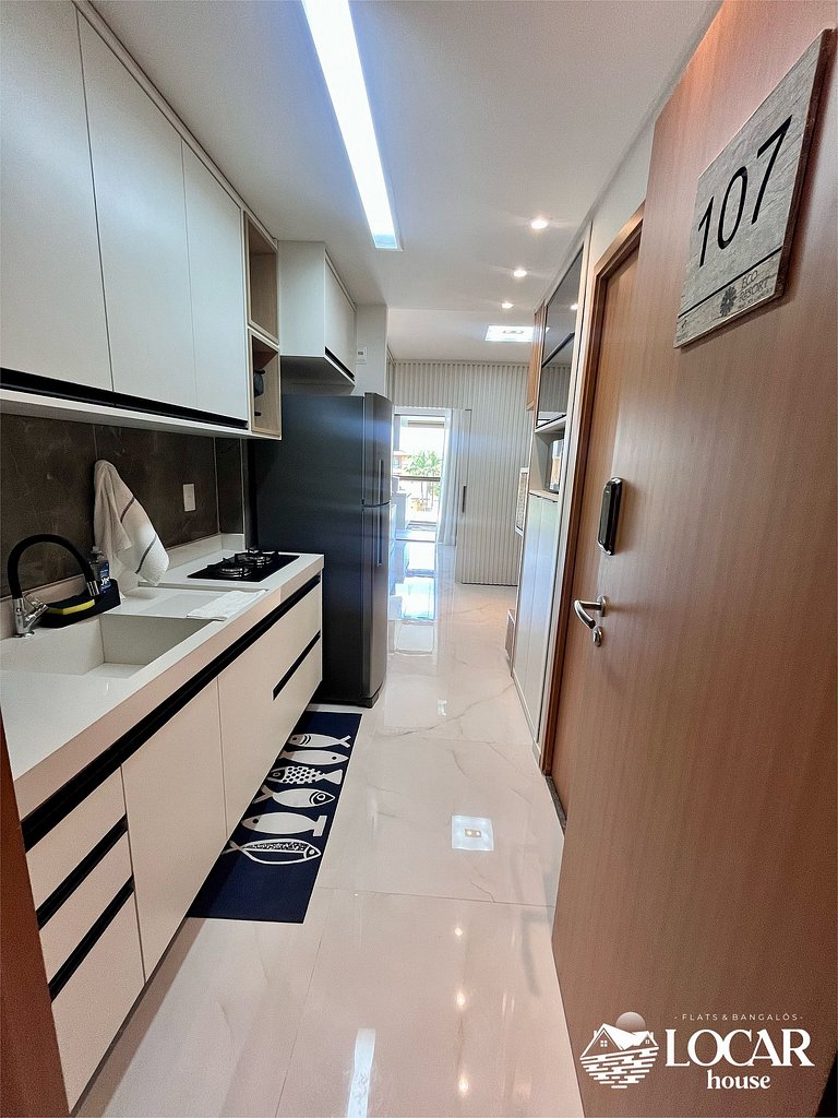 Flat 107 - CM - Eco Resort Praia dos Carneiros ao lado da Ig