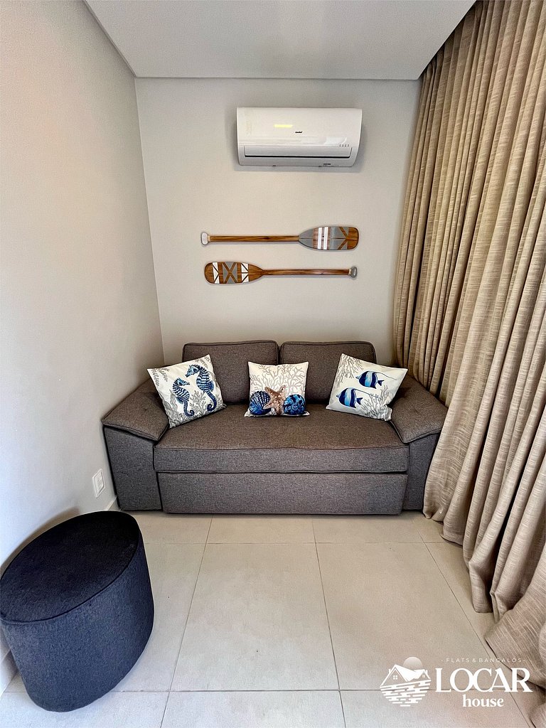 Flat 201 EM no Eco Resort Praia dos Carneiros ao lado da Igr
