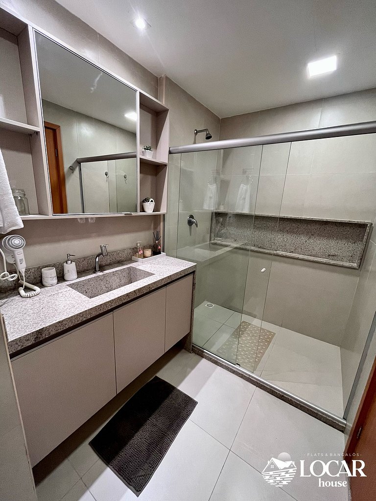 Flat 201 EM no Eco Resort Praia dos Carneiros ao lado da Igr
