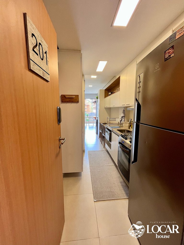 Flat 201 EM no Eco Resort Praia dos Carneiros ao lado da Igr
