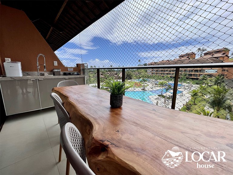 Flat 201 EM no Eco Resort Praia dos Carneiros ao lado da Igr