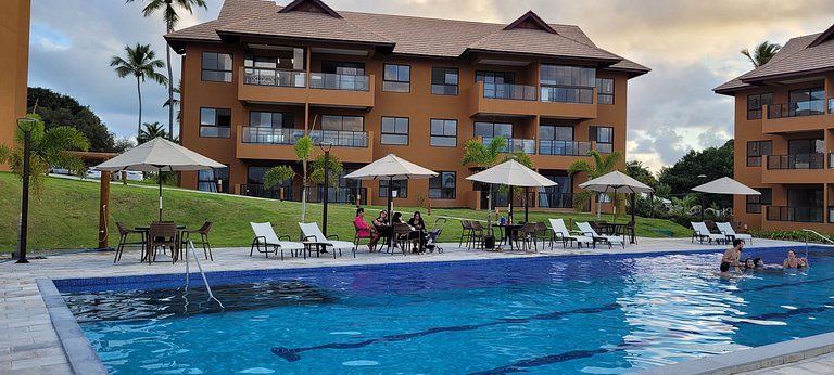 Flat Térreo com vista para a Praia dos Carneiros e varanda G