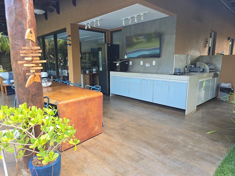 Bungaló Súper Lujo con Piscina Privada y Balcón Gourmet en e