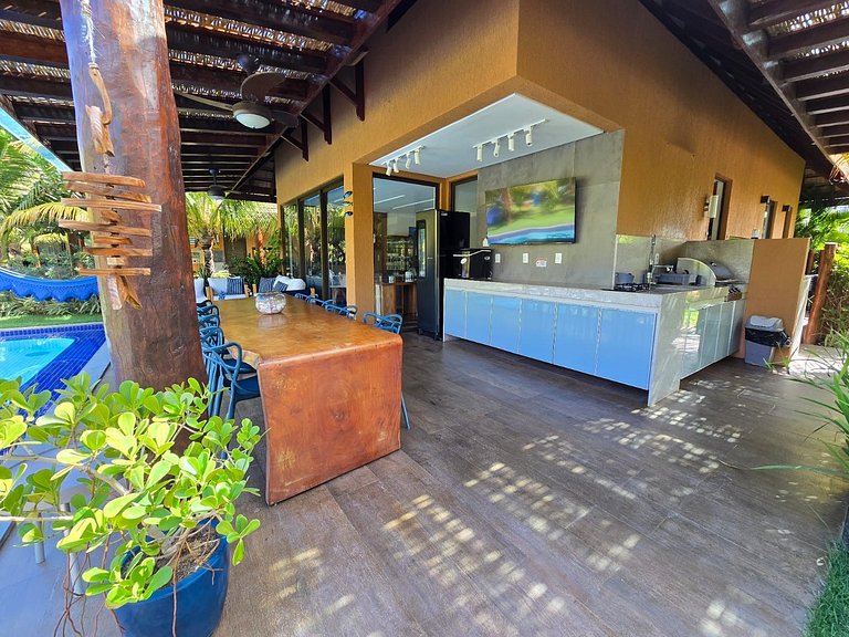 Bungaló Súper Lujo con Piscina Privada y Balcón Gourmet en e