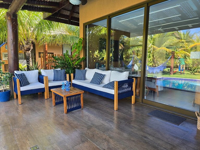 Bungaló Súper Lujo con Piscina Privada y Balcón Gourmet en e