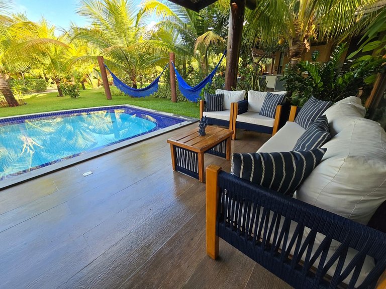 Bungaló Súper Lujo con Piscina Privada y Balcón Gourmet en e