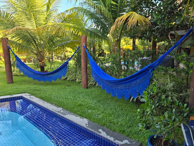 Bungaló Súper Lujo con Piscina Privada y Balcón Gourmet en e