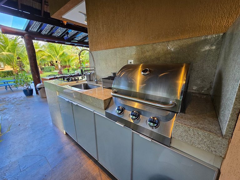 Bungaló Súper Lujo con Piscina Privada y Balcón Gourmet en e