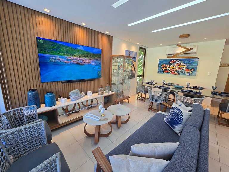 Bungaló Súper Lujo con Piscina Privada y Balcón Gourmet en e
