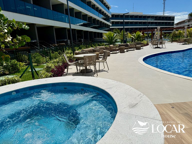 Refúgio Premium com Varanda Gourmet e Jardim Privativo no Cu