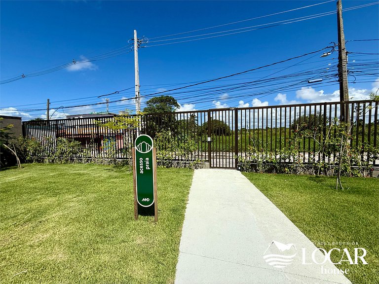 Flat Luxo com varanda gourmet e jardim privativo
