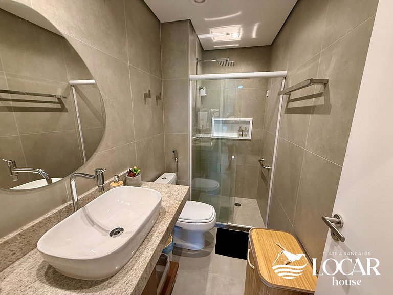 Flat com varanda gourmet e jardim privativo - CUPE - Flat 01