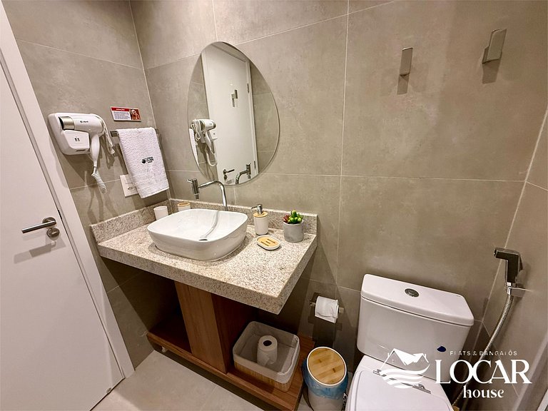 Flat com varanda gourmet e jardim privativo - CUPE - Flat 01