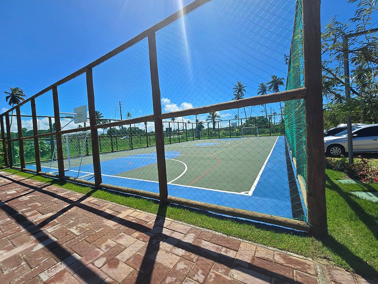 Flat Luxo com varanda gourmet e jardim privativo