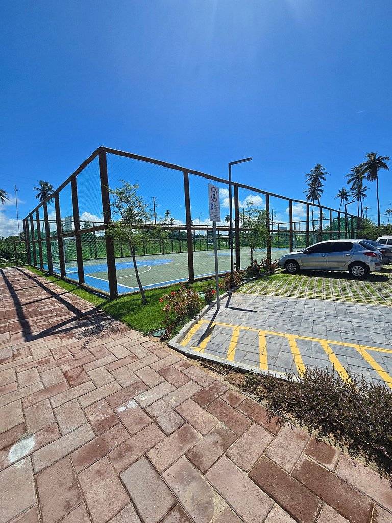 Flat Luxo com varanda gourmet e jardim privativo