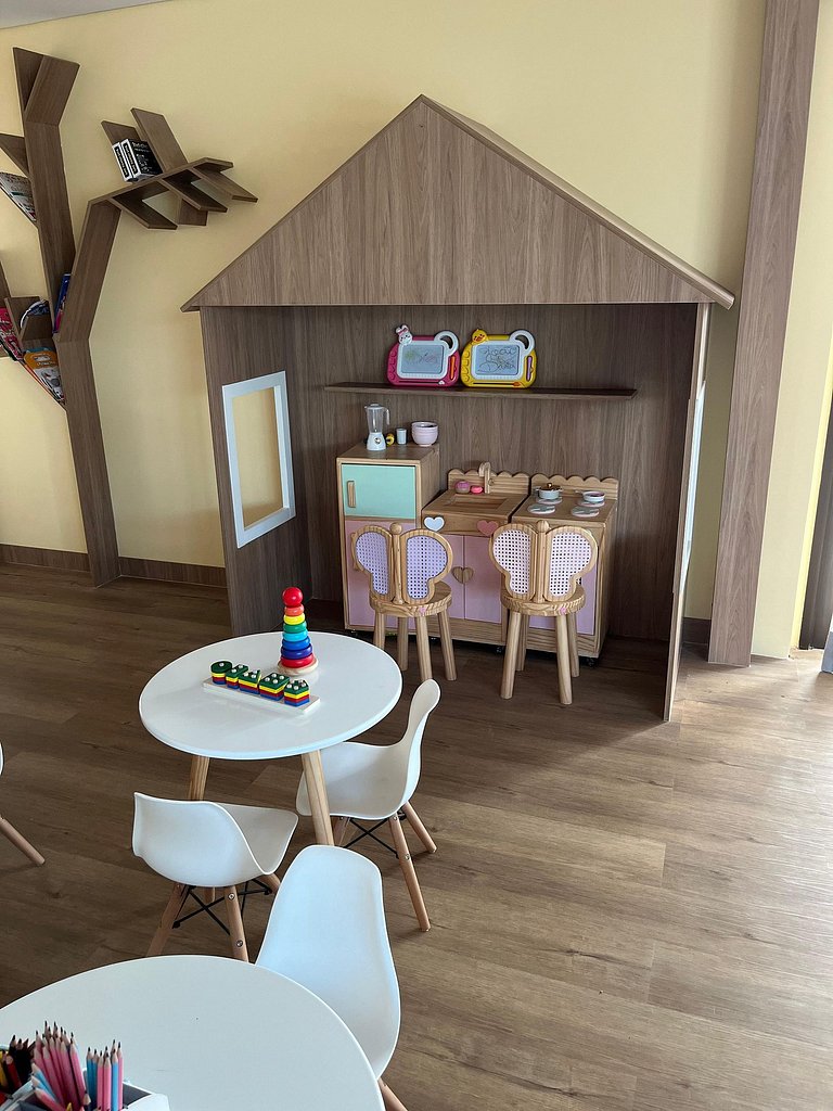 Flat Luxo com varanda gourmet e jardim privativo