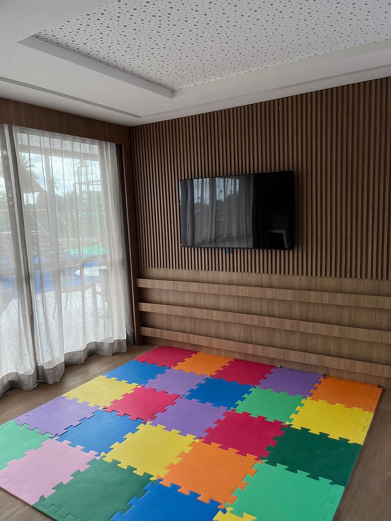 Flat Luxo com varanda gourmet e jardim privativo
