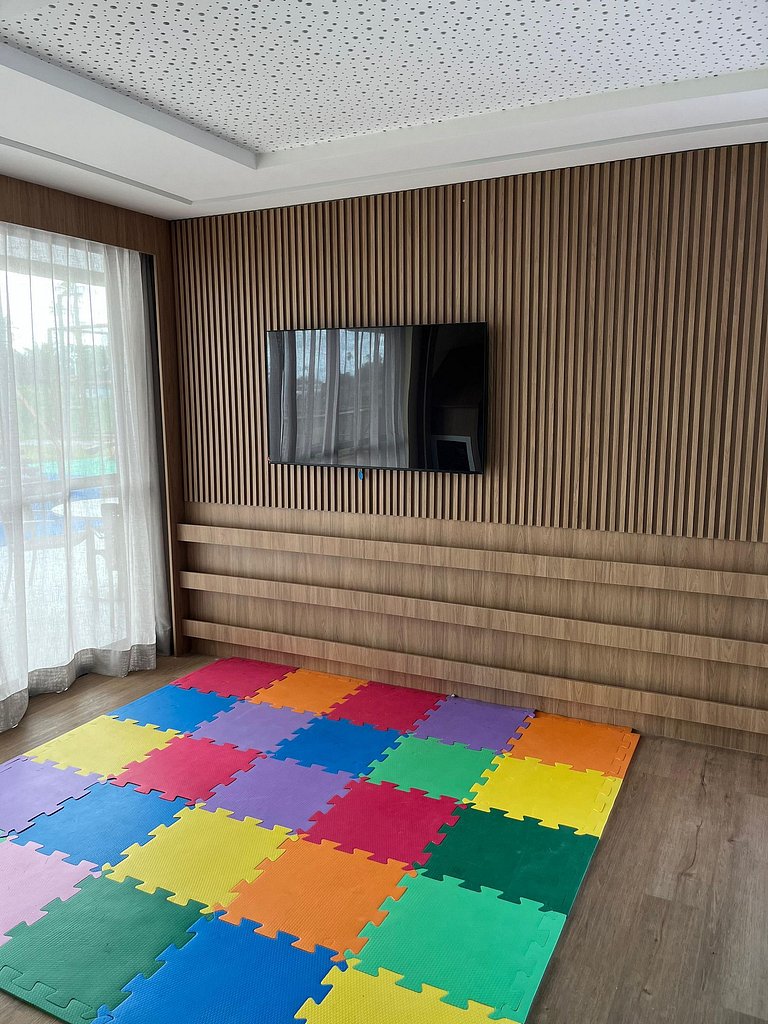 Flat Luxo com varanda gourmet e jardim privativo