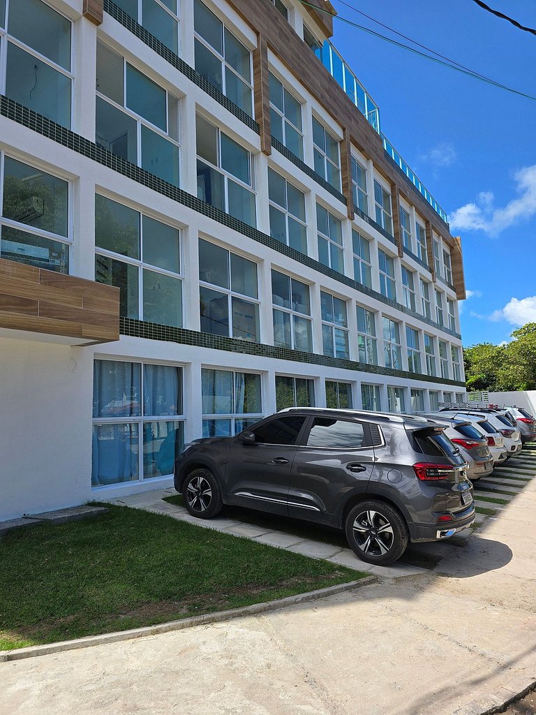 Flat para 4 pessoas no centro de Porto de Galinhas