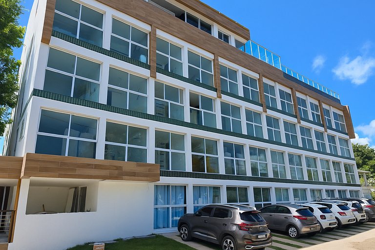Flat 305 completo no centro de Porto de Galinhas