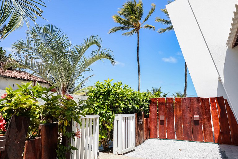 Flat Térreo Frente à Piscina com varanda gourmet