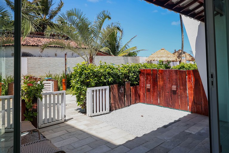 Flat Térreo Frente à Piscina com varanda gourmet - Flat 104